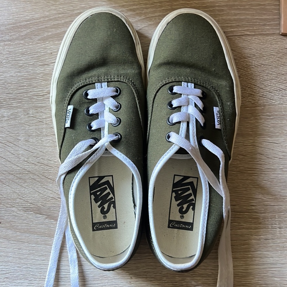 Green Authentic Vans